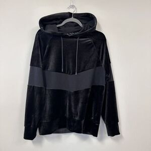 Marc New York Performance Black Velour Pullover Hoodie